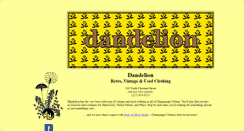 Desktop Screenshot of dandelionretro.com